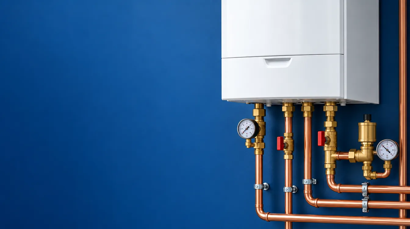 Plumber repairing pipes under a sink